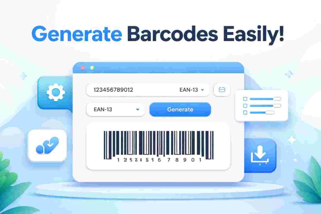 barcode generator from number