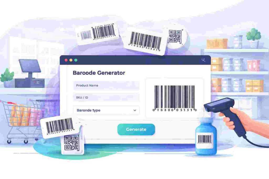 barcode generator for retail products