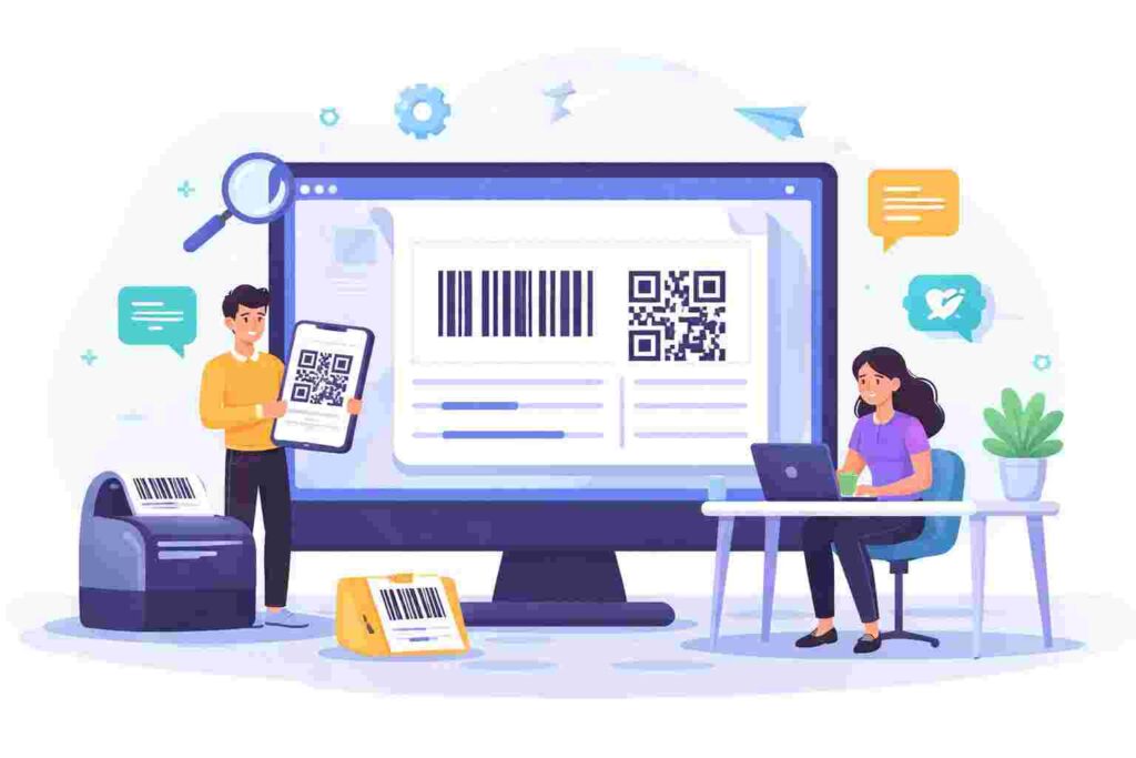 barcode message generator