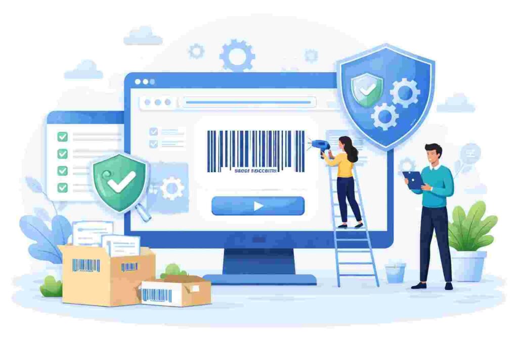 barcode generator secure