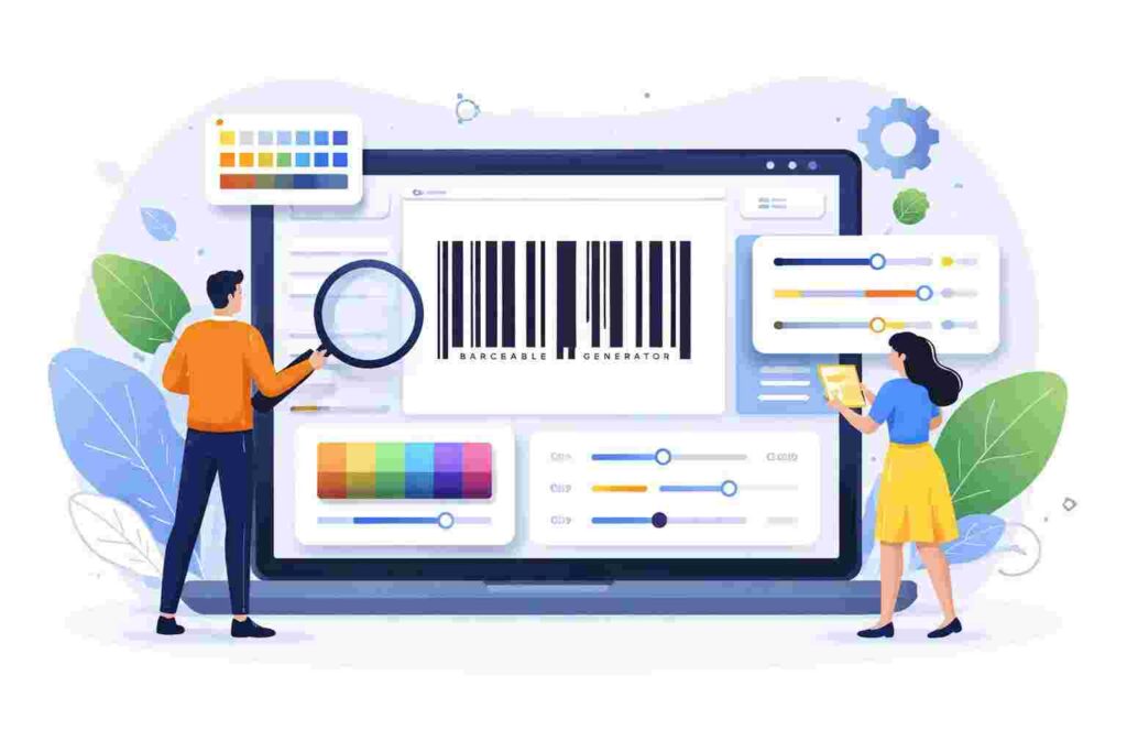 barcode generator customizable
