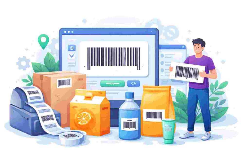 barcode generator packaging